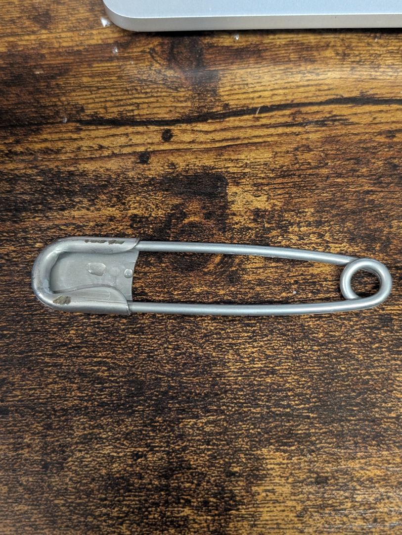 Laundry clothes pin with 176 engraved