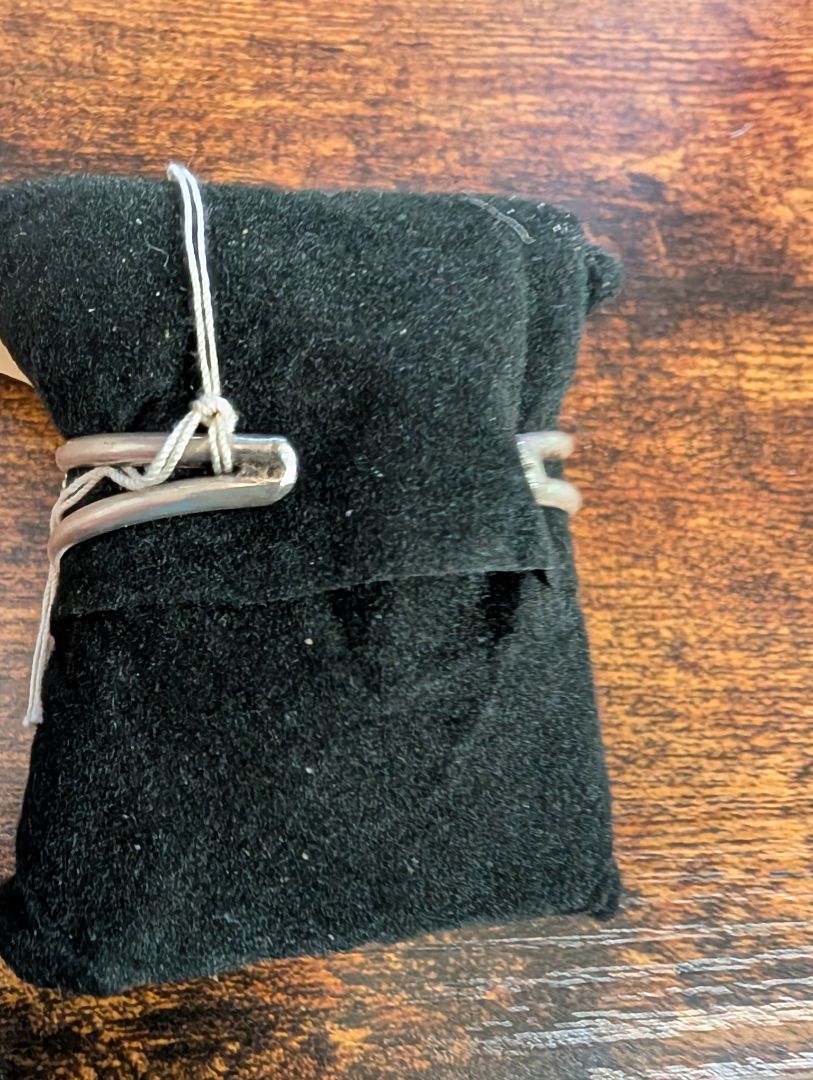 Sterling silver and stone bracelet