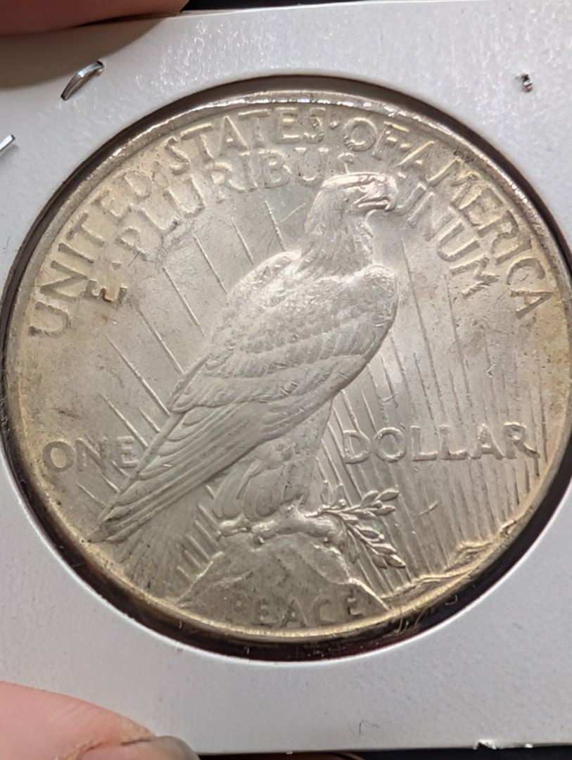1923 AU / BU peace dollar