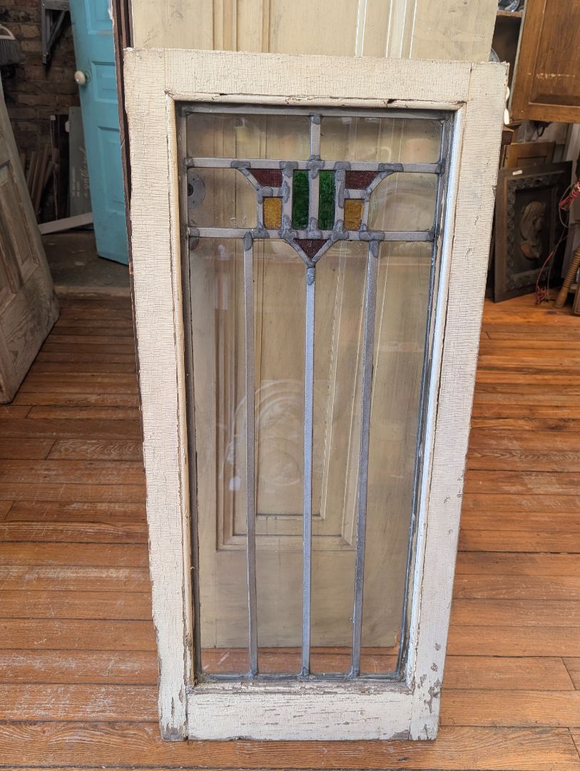 Stained glass window 41" x 18.5"