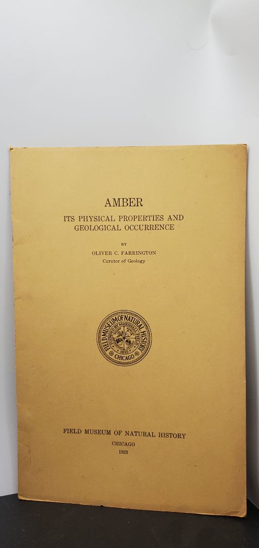Amber by Oliver C. Farrington