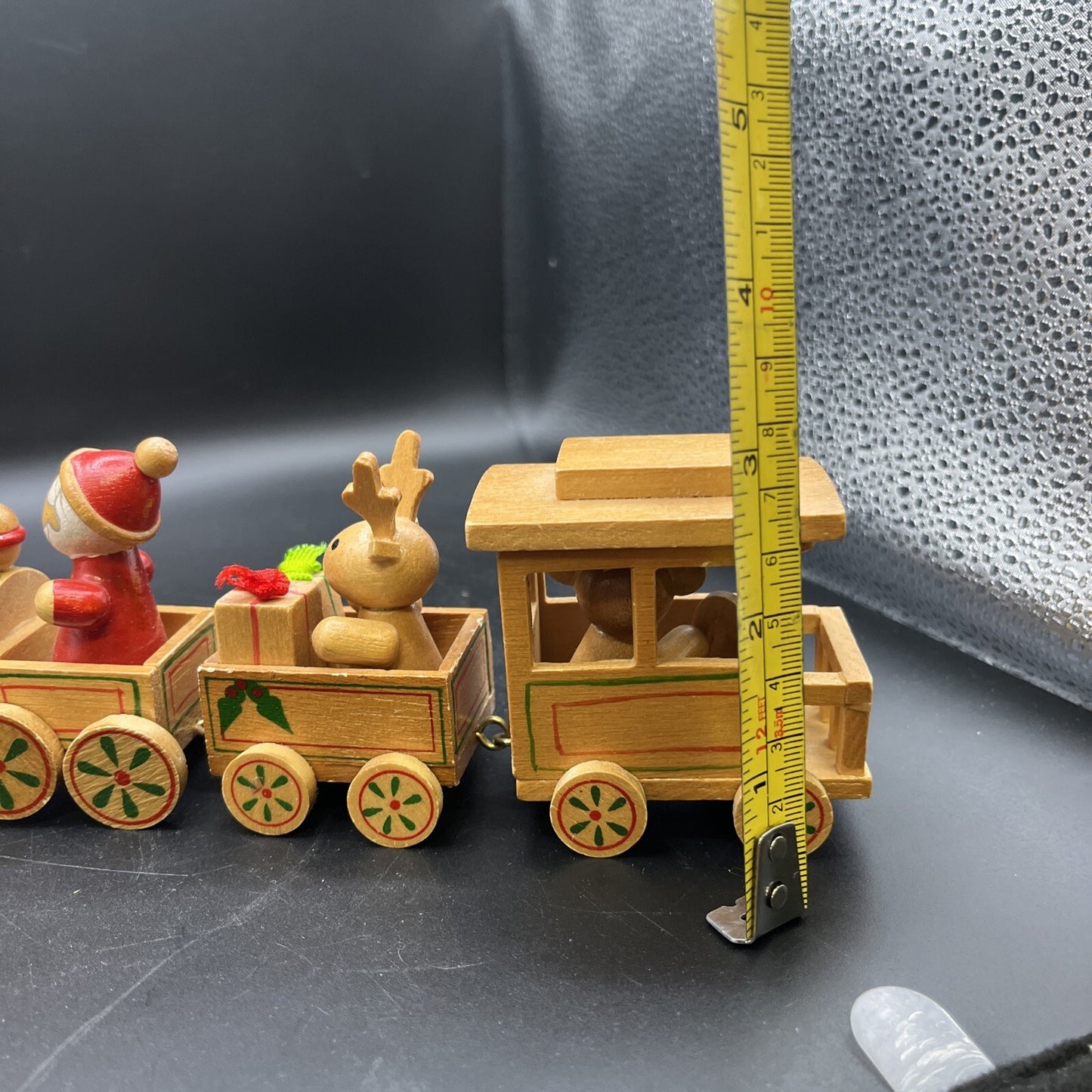 Vintage 1984 R. Dakin & Co. Wooden Santa Train