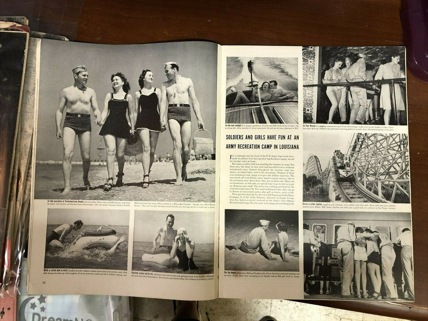 Vintage LIFE Magazine July 21 1941 WWII Singapore Commander GREAT ADS