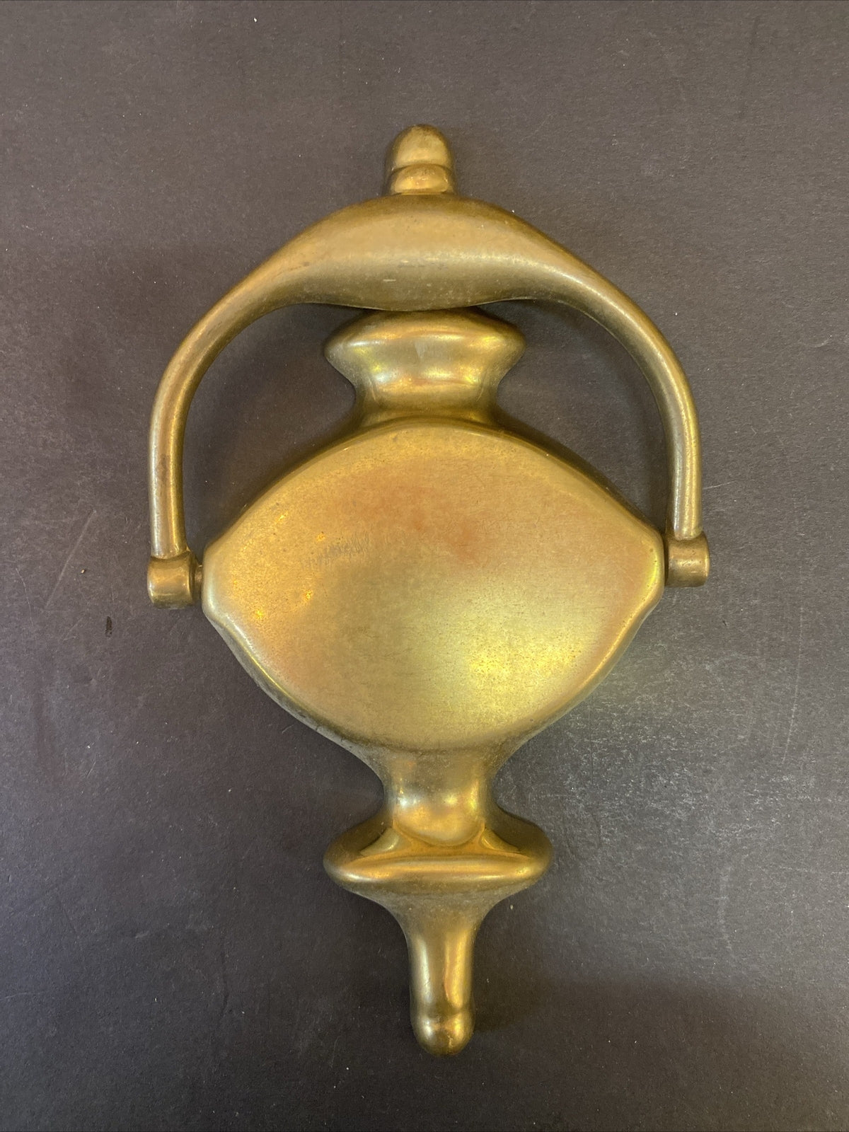 Vintage Spanish Sold Brass Door Knocker with peephole Things Remembered