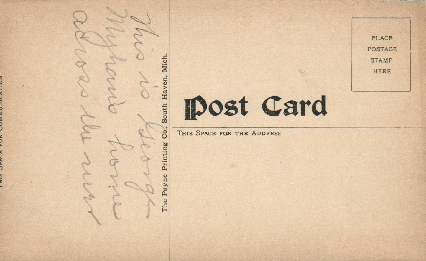 The Shamrock South Haven Michigan MI Postcard