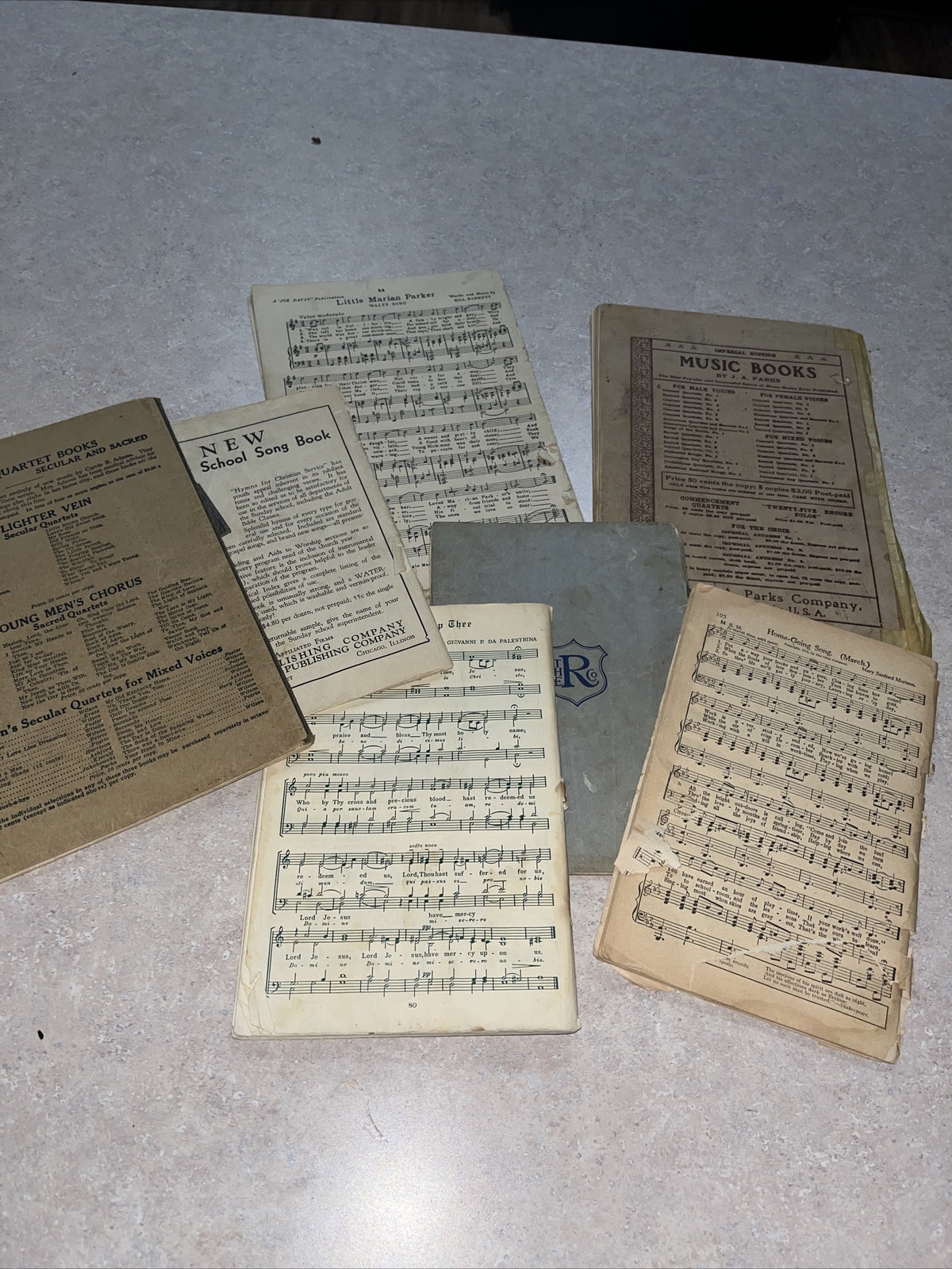 Lot of Antique sheet Music Books Booklets