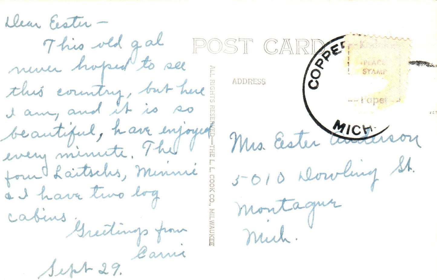 US 41 at The Cliffs Michigan Copper Country Upper Peninsula Mich MI Postcards