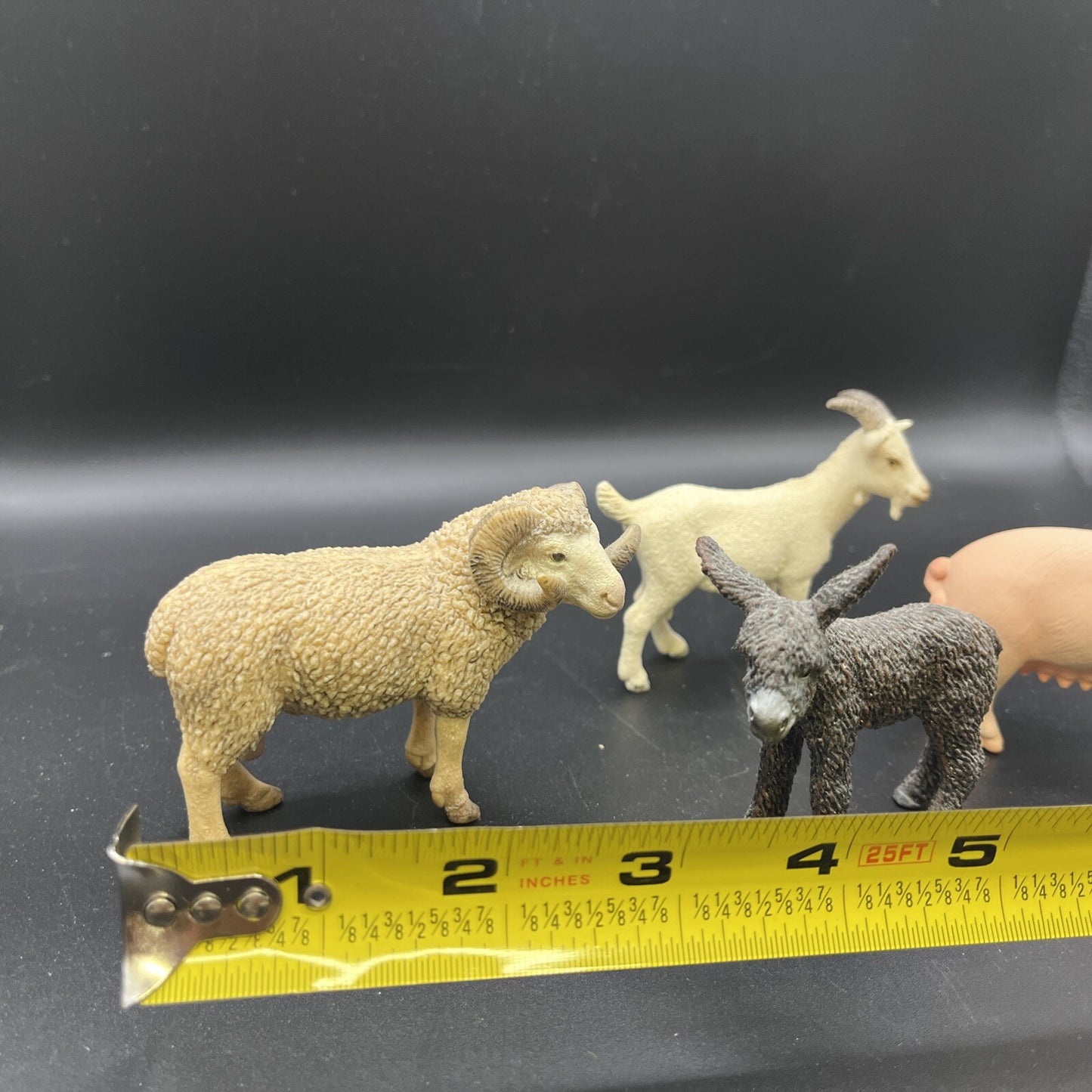 Schiech Animal Figurines. Pig, Lamb, Sheep & Goat