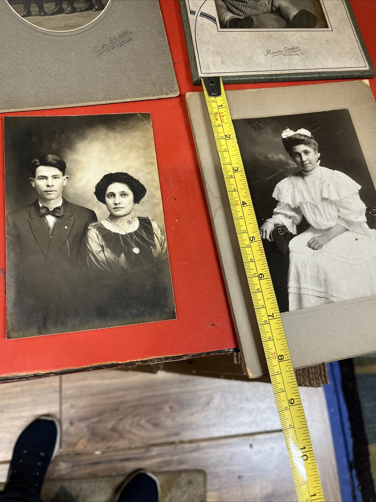 ANTIQUE 1900's ORIGINAL PEOPLE PHOTO LOT 4
