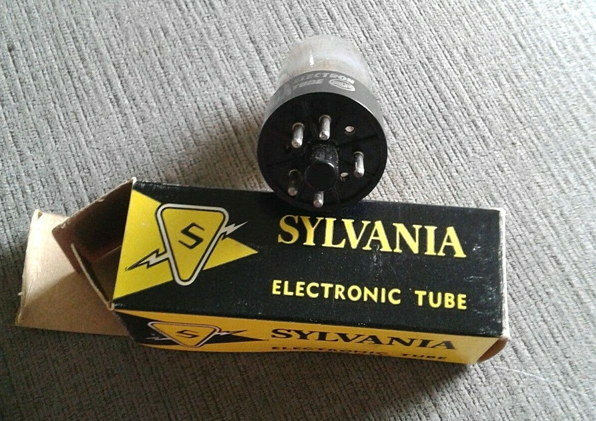 Vintage Sylvania 6AX4GTB Electronic Electron Vacuum Radio Television Tube