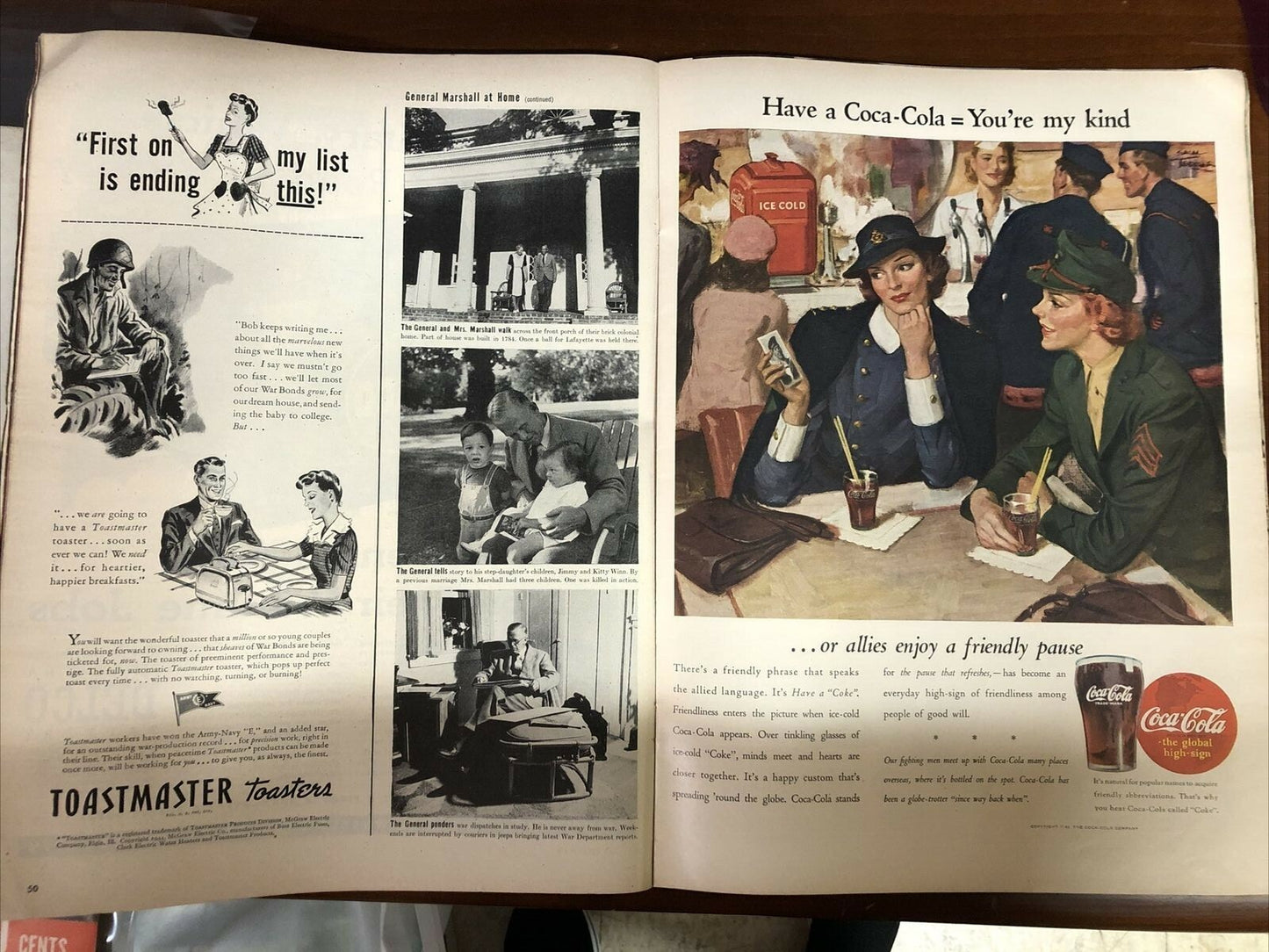 Vintage LIFE Magazine September 18, 1944 WWII DEWEY GREAT ADS