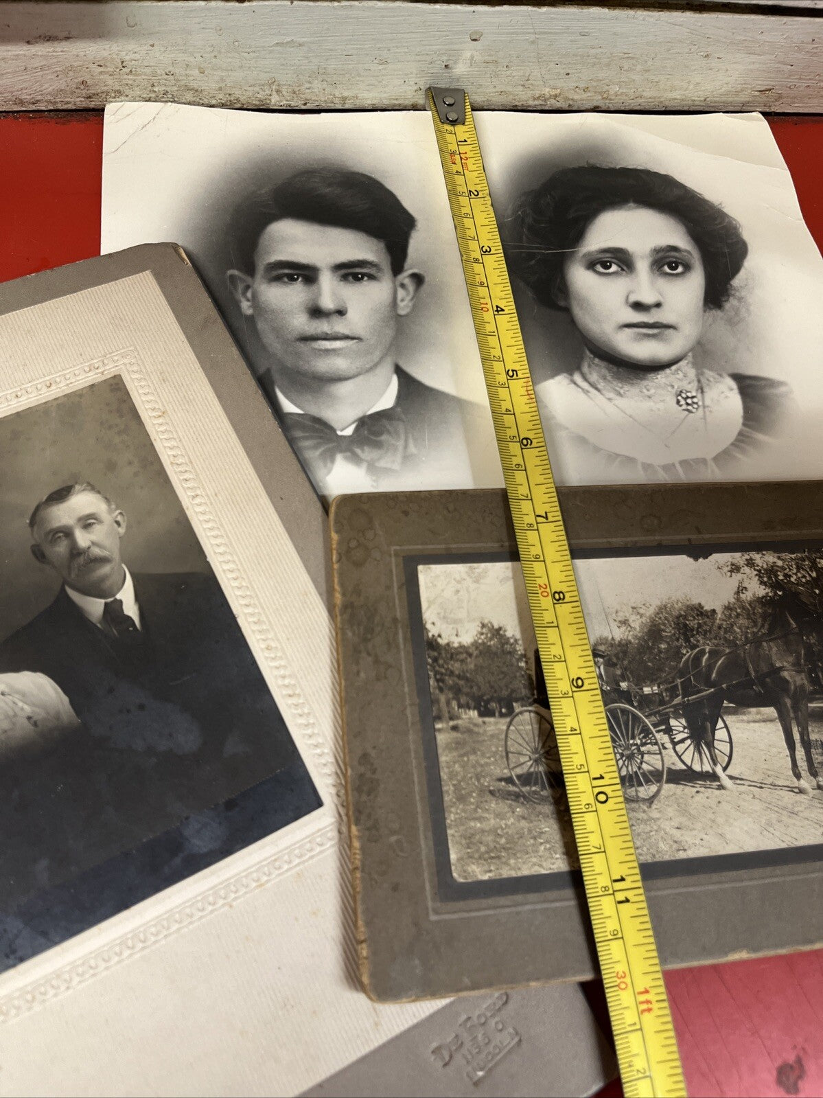ANTIQUE 1900's ORIGINAL PEOPLE PHOTO LOT - 3