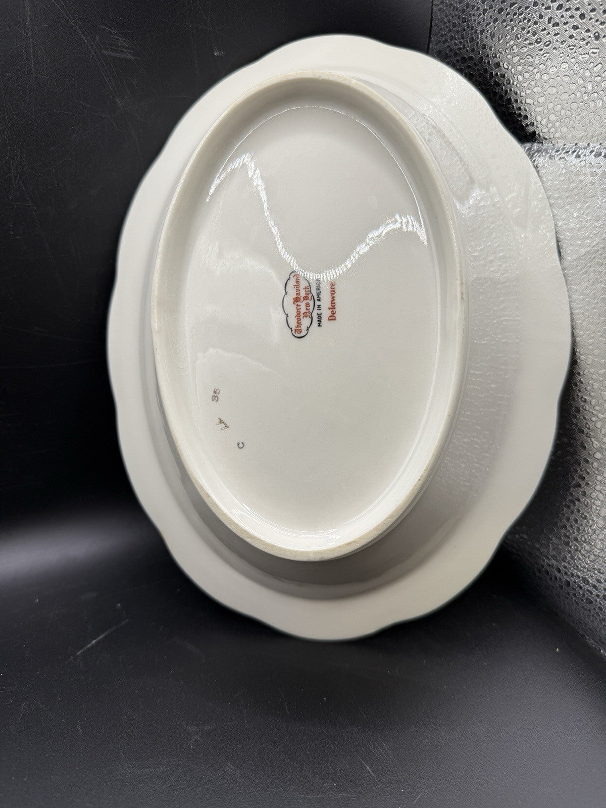 Theodore Haviland Delaware Vegetable Bowl Pink Roses New York