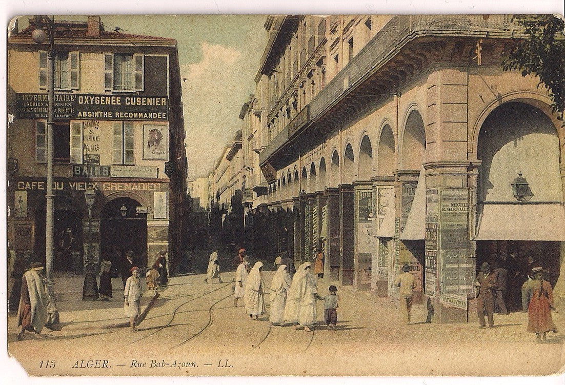 113 Alger Rue Bab Azoun - LL Postcard