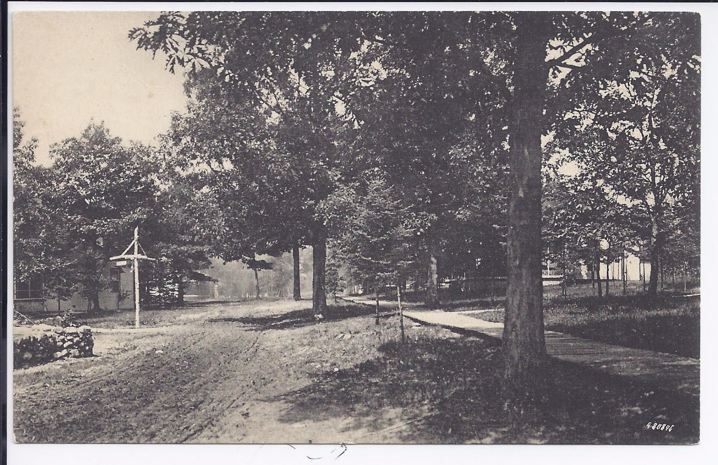 Greetings Neighborhood Park View Indian River Mi Michigan Postcard