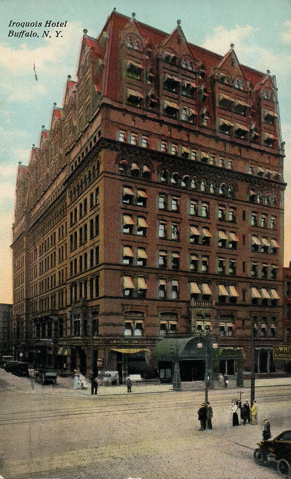 Iroquois Hotel Buffalo NY New York Postcard