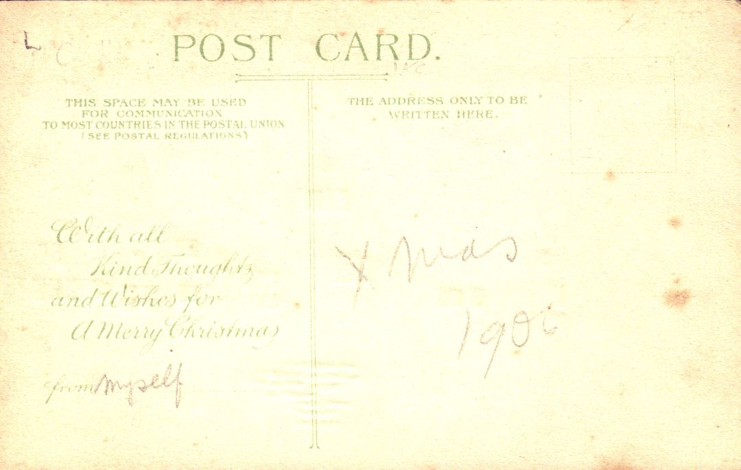 Cabin On Waters Edge At Night HTL Hold to the Light postcard