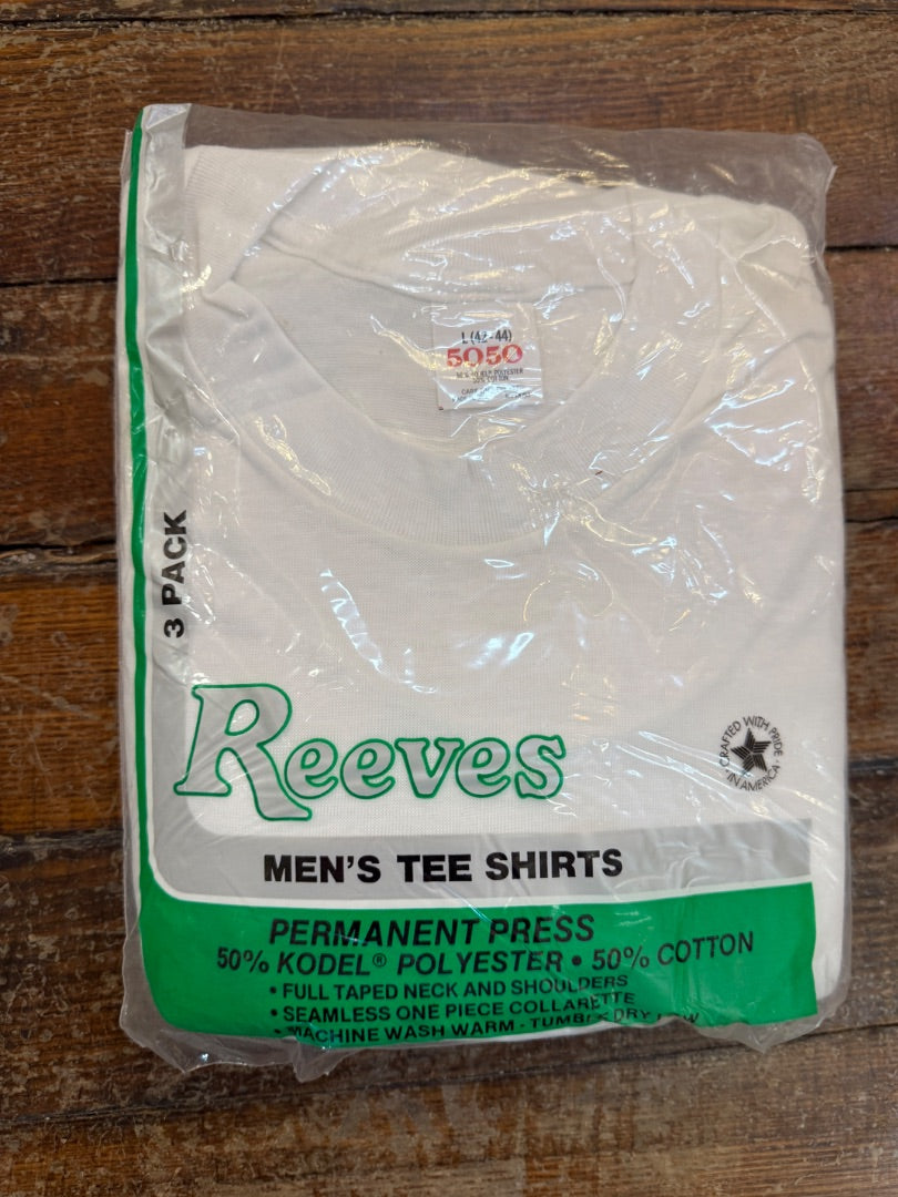 Vintage 70s 3 pack reeves t shirts