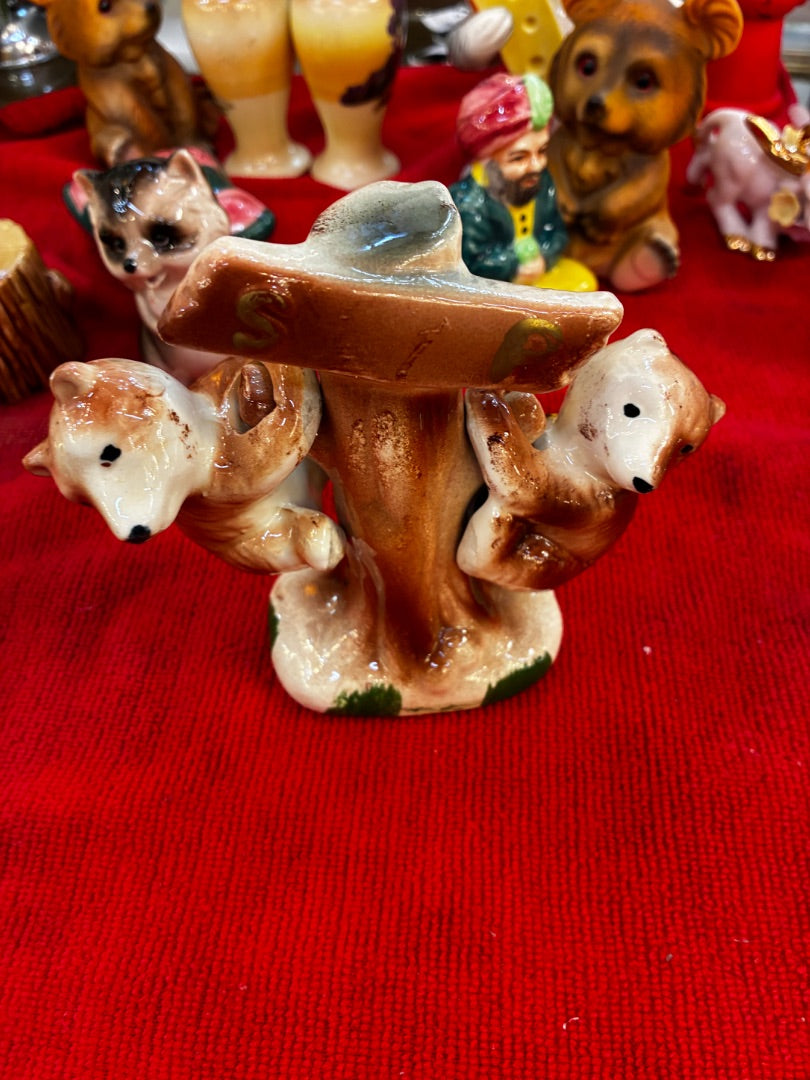 Bears on a tree