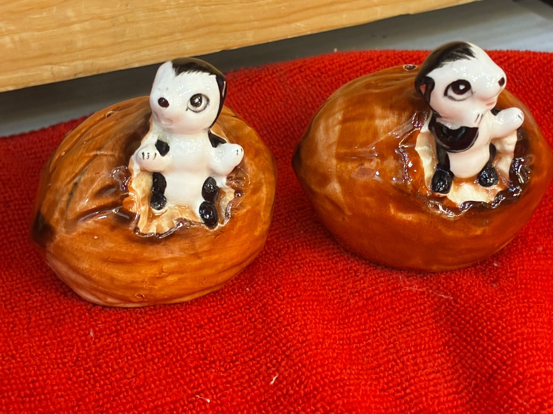 Squirrel in nuts