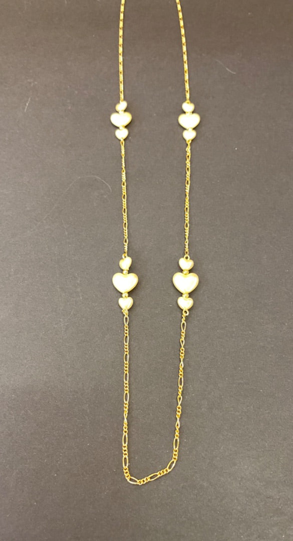 Avon Pearl Heart Necklace