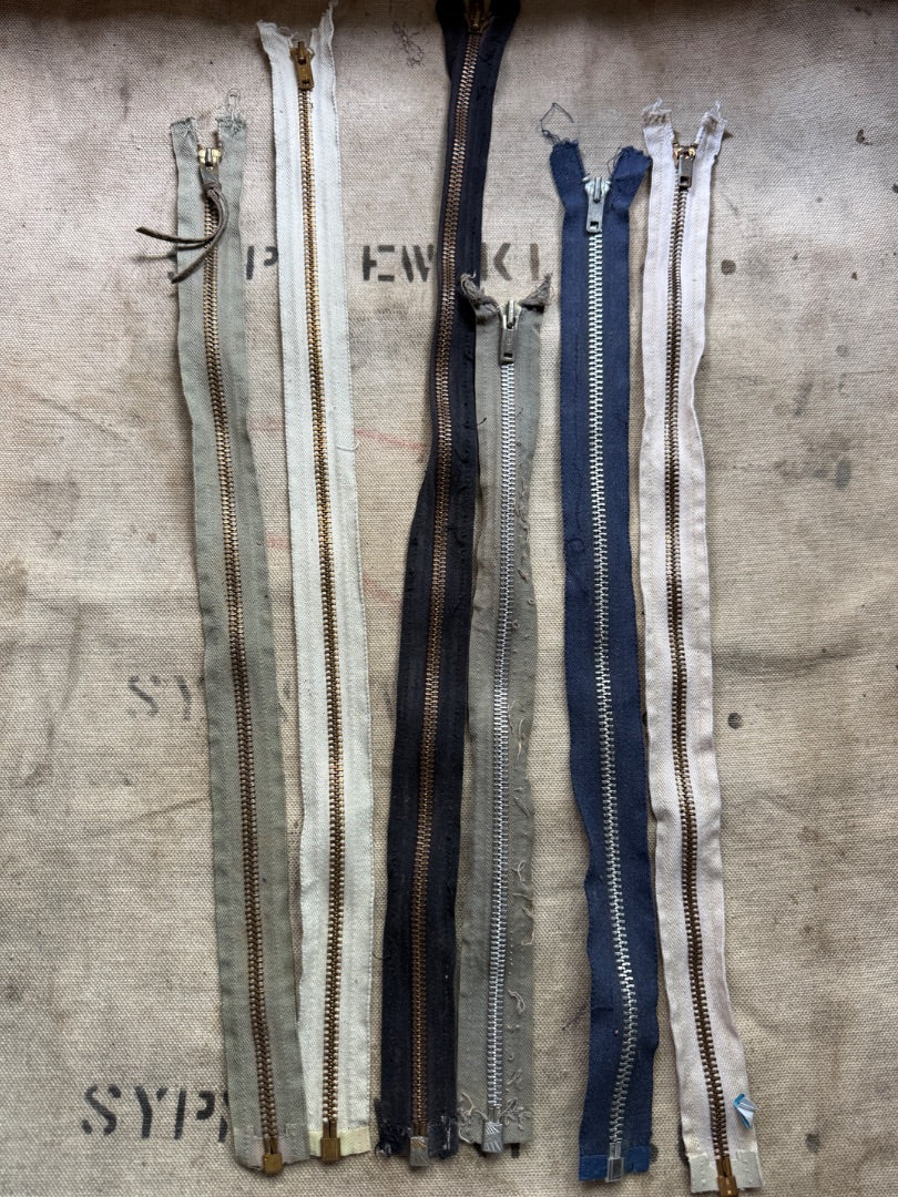 Vintage zipper lot