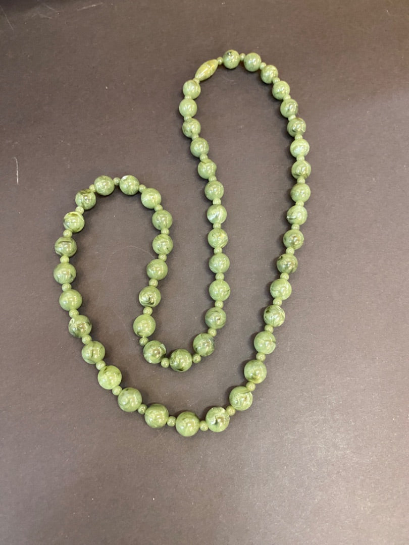 Green Bead Necklace