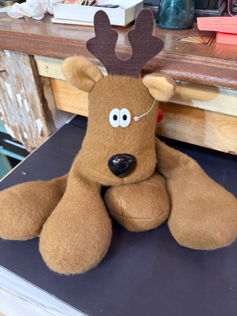 Vintage Hallmark Rodney Reindeer Plush