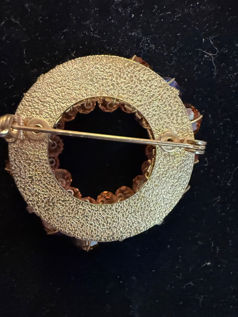 Austrian Aurora Borealis Brooch