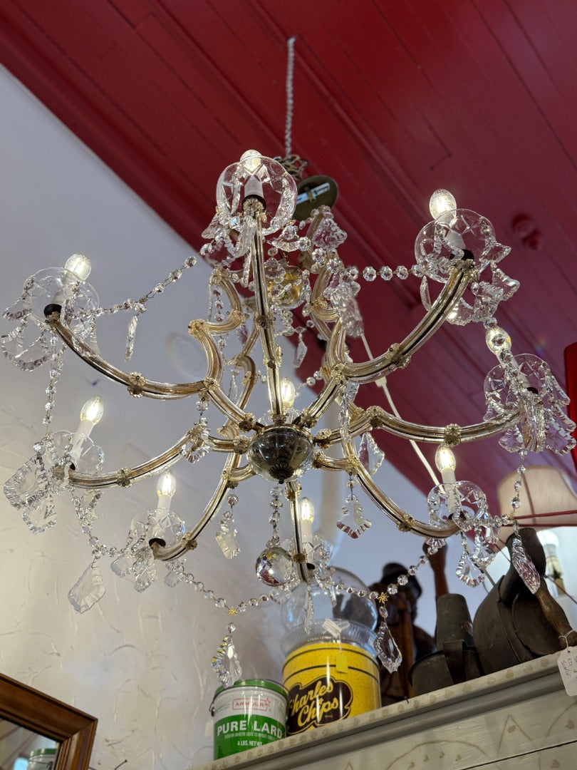 1940’s Italian Maria Theresa 9 light
