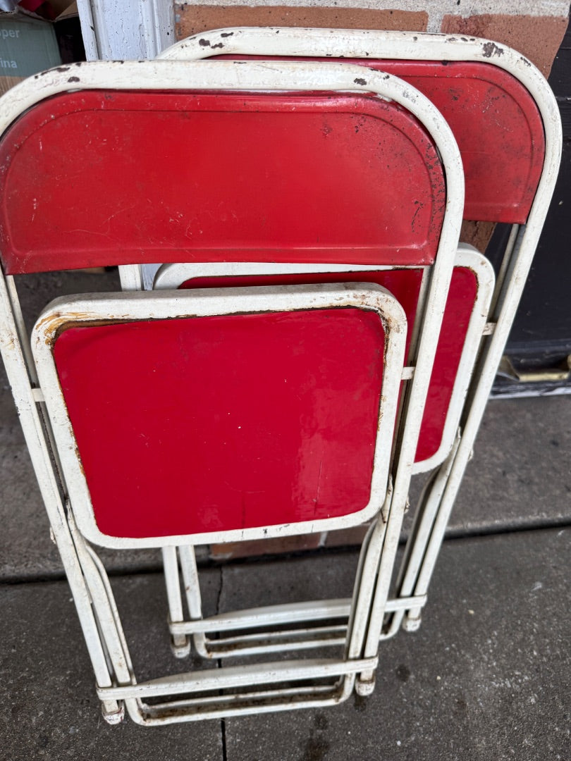 Red Pair child’s chairs