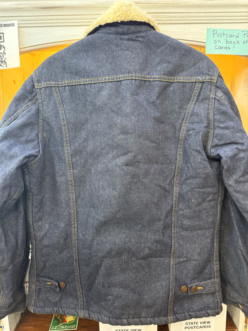 Vintage 70s Sears Sherpa Denim Jacket