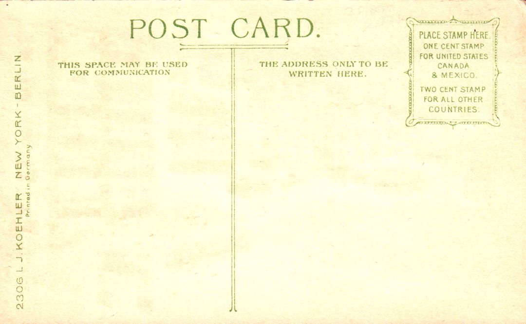 Tremont Street Common & Subway Station, Boston, Massachusetts HTL Hold to the Light postcard