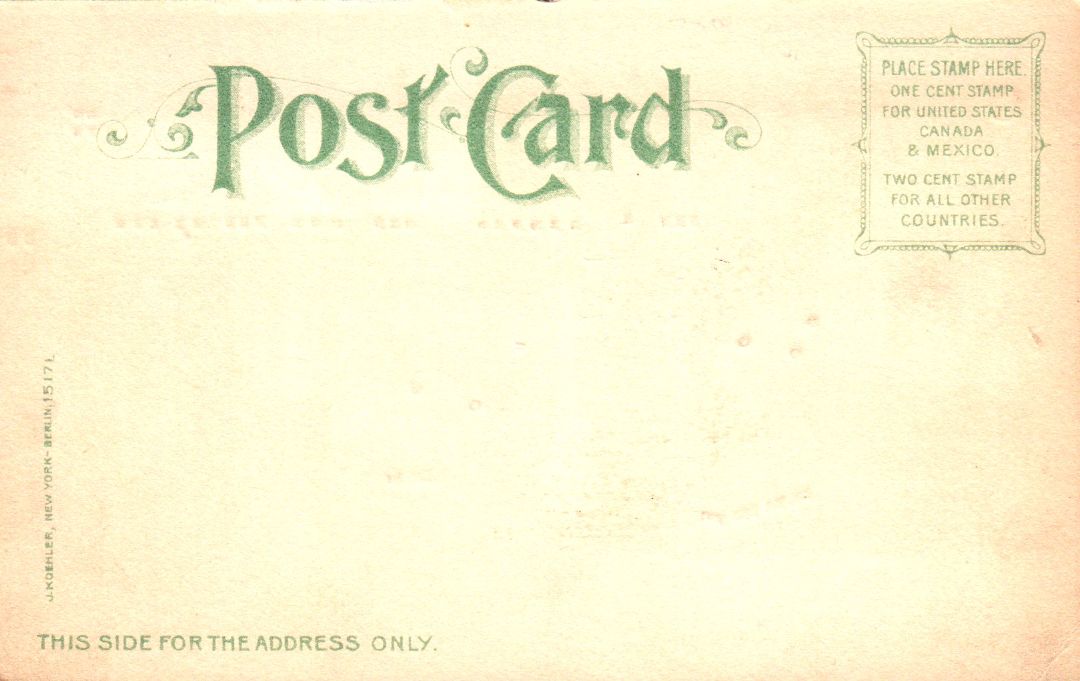 Prospect Park, Entrance and Memorial Arch, Brooklyn, New York HTL Hold to the Light postcard