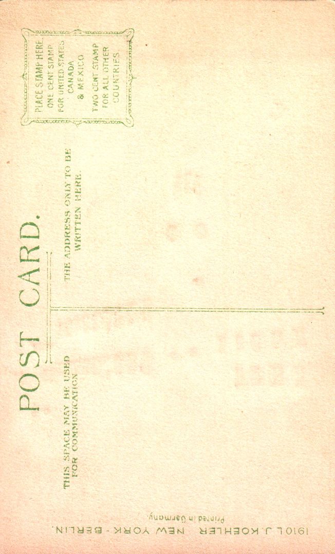 Independence Hall, Philadelphia, Pennsylvania HTL Hold to the Light postcard