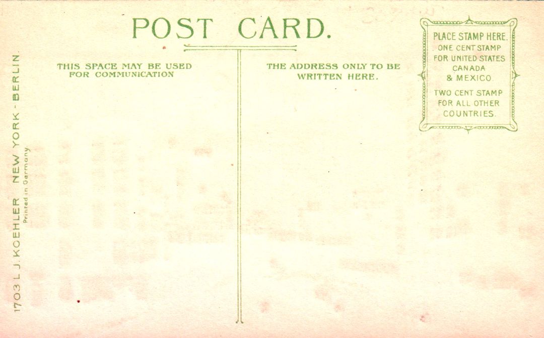 Pennsylvania Ave., Washington D.C. HTL Hold to the Light postcard