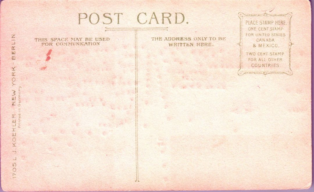 View From Dome Of Capitol, Washington D.C. HTL Hold to the Light postcard