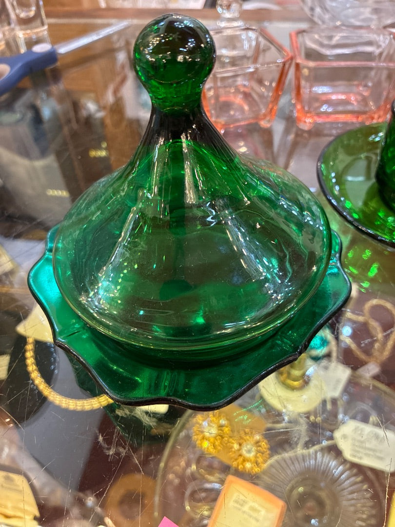 Emerald Butter dish