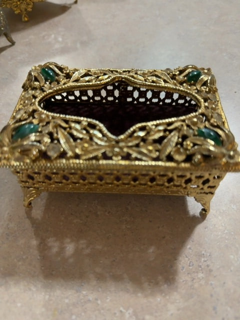 Vtg mini tissue box