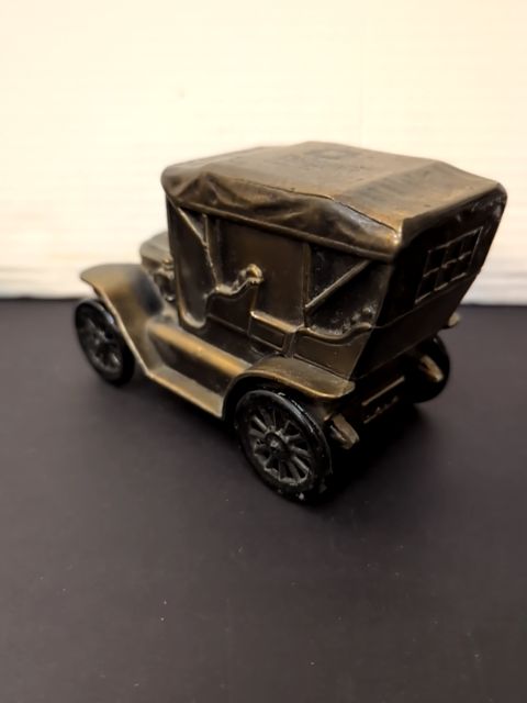 cast brass bank car