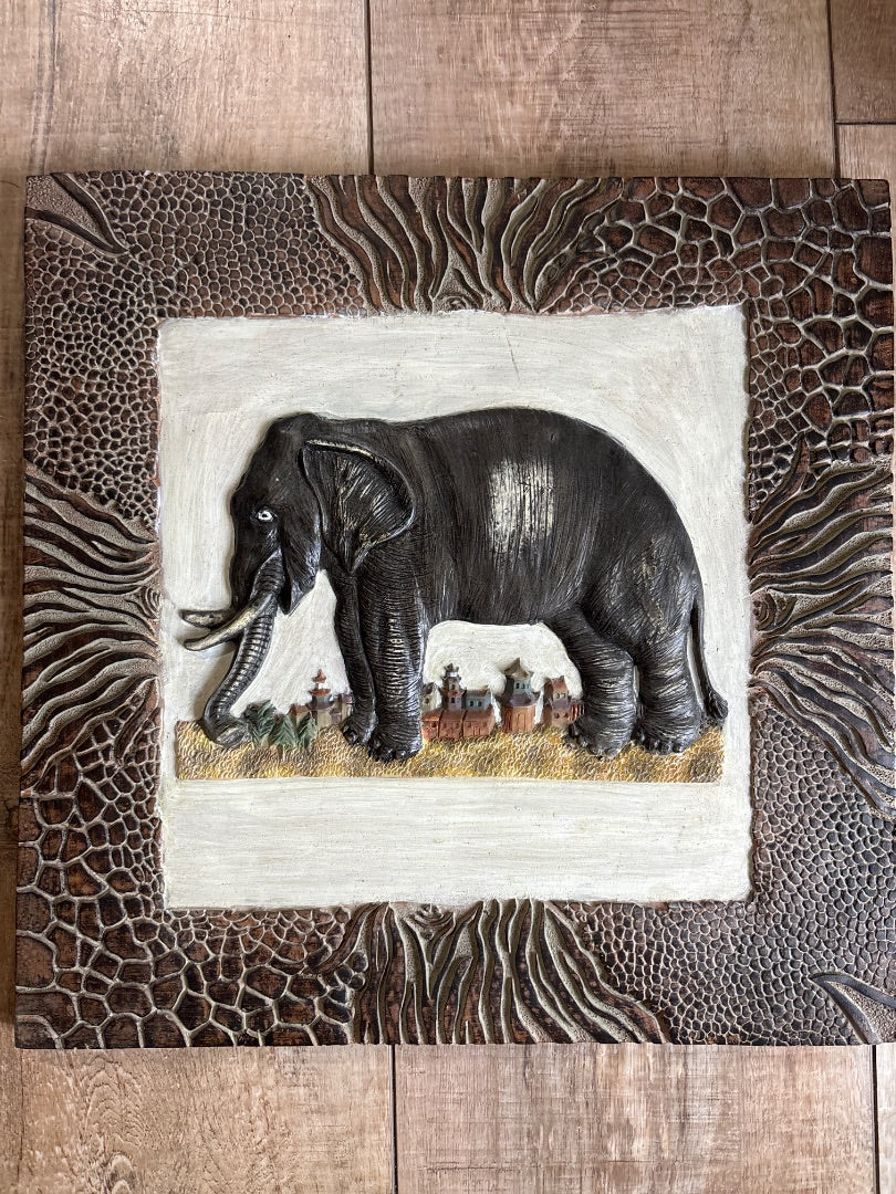 Elephant Textured Art