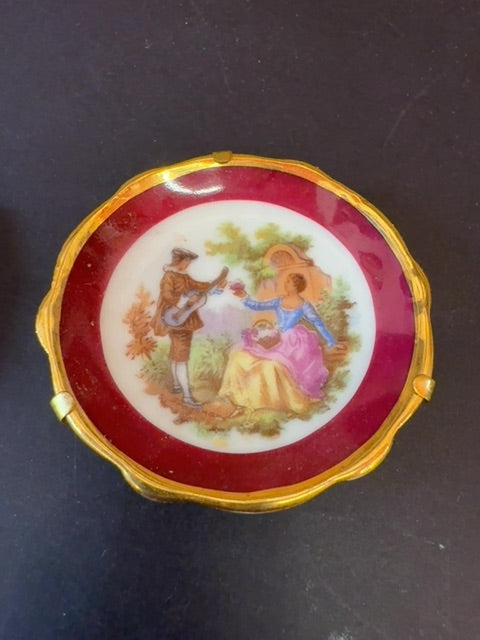 Limoges 2” mini plate (2)