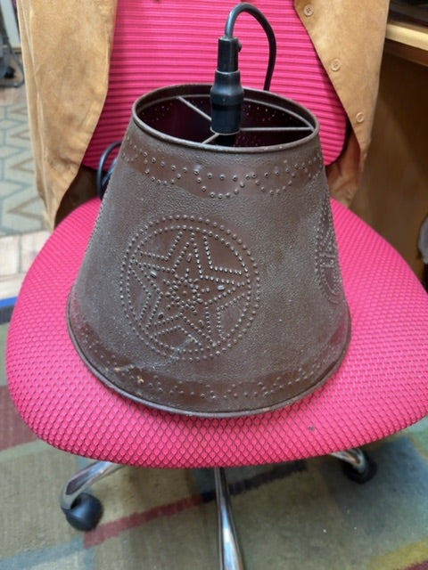 Tin hanging light