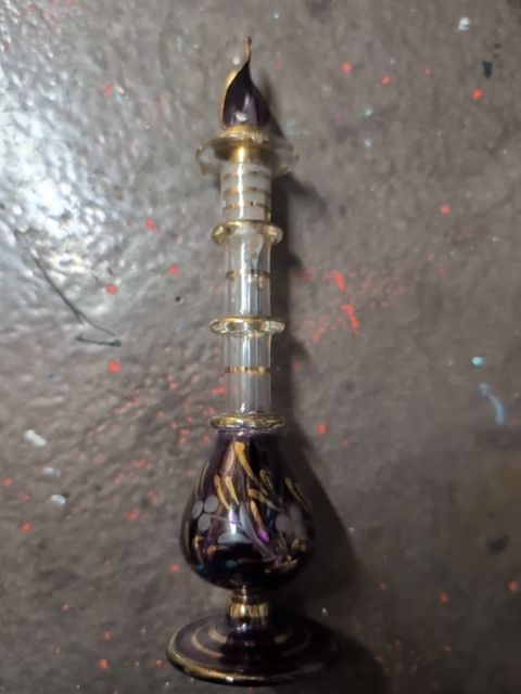 Perfume Bottle, with stopper.