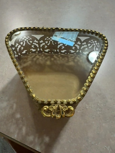 Vtg Hollywood regency trinket box