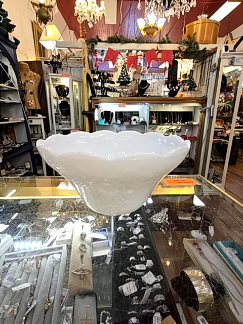 Milkglass Punch Bowl