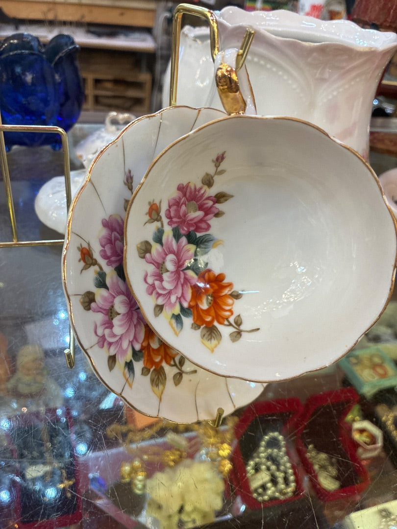 Tea cup and plate
