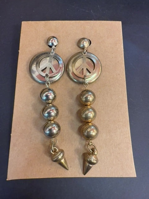 Peace earings