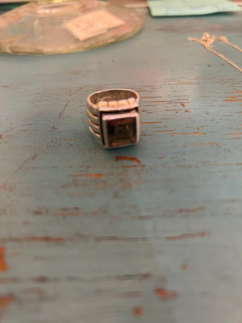 Large sterling ring