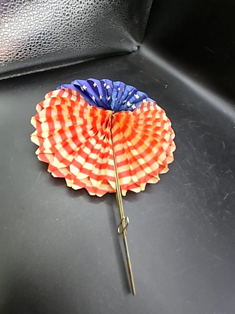 Antique Patriotic Fan